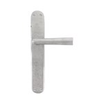 Dauby deurkruk op schild - Pure PH1925+ / P40 - mat wit brons - blind