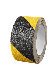 SecuCare anti-slip sticker - op rol - 50 x 3000 mm - Heavy Duty - zwart/geel - 8040.200.06