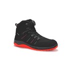 Elten werkschoenen  - MADDOX BOA® - halfhoog - ESD S3 - zwart-rood