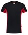 Tricorp T-shirt Bi-Color - Workwear - 102002 - marine blauw/rood - maat 5XL