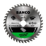 Bahco cirkelzaag HM - 180x30/20/16 mm - 20 tands - 8501-12