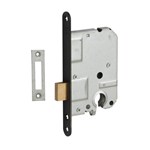 Nemef 1258/3-50 kastslot PC55 mm - zwart gelakt
