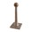 Dauby lange steun - Pure Plus Square - ruw brons - links