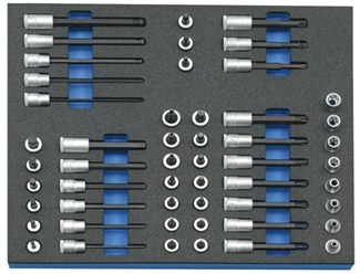 GEDORE dopsleutel-set 3/8"2/4 CT module - 52-dlg