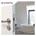 Intersteel magneet toilet-/badkamersluiting - 63/8 mm - voorplaat afgerond - RVS