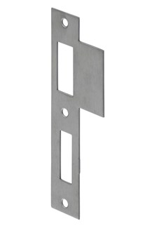 Nemef sluitplaat rechthoekig P1266/17/T RVS - korte lip