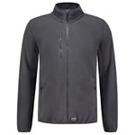 Tricorp sweatvest fleece luxe - Casual - 301012 - donkergrijs - maat 3XL