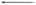 Bahco verlengstuk - voor houtspeedboren - 305mm - Quick change