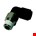 Legris  - Inschroefkoppeling oscillerend - haaks - 6 mm x 1/4" - BSPT -  3159 06 13