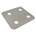 Gebr. Bodegraven drukplaten - zonder sleuf - 1 mm - kunststof - transparant - 480 st