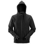 Snickers Workwear 2890 Hoodie met volledige rits zwart - maat XL