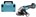 Makita haakse accu slijpmachine - DGA504ZJX2 - 18V - 125mm - met vastzetschakelaar - excl. accu en lader - in Mbox