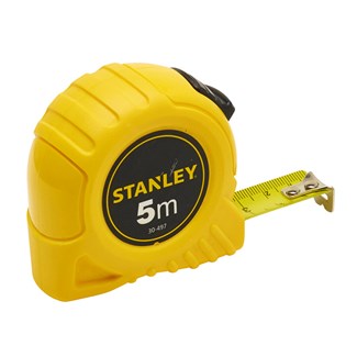 Stanley rolbandmaat - 19 mm x 5 m - met stop - 0-30-497 blis