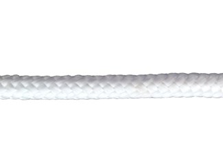 Ivana gevlochten koord - wit - dikte 4 mm - haspel à 100 m - 50830