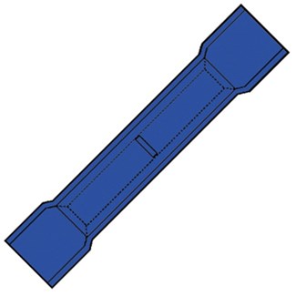 Klemko geisoleerde stootverbinder - A 2527 SK - 27 A - 1.04-2.63 mm² - blauw