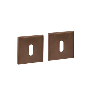 Intersteel Sleutelrozetten verdekt 53x53x6mm PVD Brons
