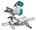 Makita radiaal afkortzaag 230V - LS1018LN - 1430W - Ø260mm - in doos