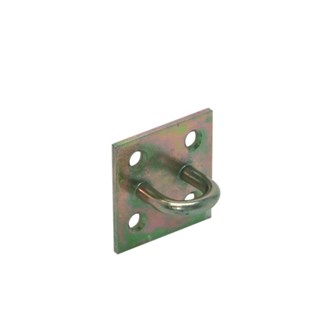 Gebr. Bodegraven slotoog op grondplaat - 40x40mm - verzinkt
