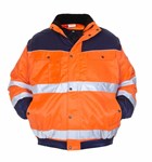 Hydrowear pilotjack - Luik - High Visibility oranje/navy - maat XL