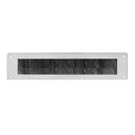 Intersteel tochtwering - rechthoekig - 340x76 mm - RVS