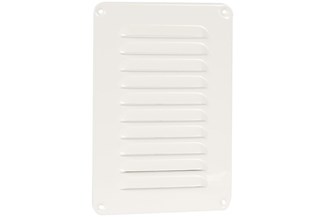 Nedco Schoepenrooster Alu Wit Gelakt \15x21.5CM / B x H