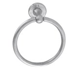 Dauby handdoekring - Pure Plus - mat wit brons