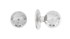Dauby deurknop op rozet - Pure PT-70 - wit brons - rozet 90 mm