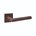 Intersteel Deurkruk Q 04 op rozet verdekt 53x53x6mm PVD Brons