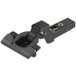 blum CLIP top 110° scharnier zonder veer voor inliggende aanslag en stalen INSERTA top Kleur: onyx zwart