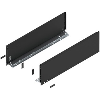 blum LEGRABOX zijkant L+R  C-hoogte, 600mm Kleur: carbon zwart