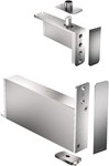 FritsJurgens taatsdeurset - System M+ 40 mm - Klasse F - rechthoekig - RVS