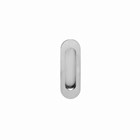 Intersteel schuifdeurkom ovaal - 120x40 mm - RVS geborsteld