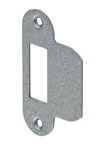 Nemef sluitplaat afgerond P1255/12/U Verzinkt - korte lip