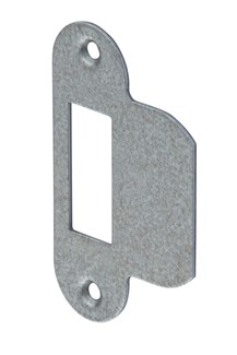 Nemef sluitplaat afgerond P1255/12/U Verzinkt - korte lip