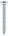 HECO TOPIX-plus schroeven - platkop verzinkt - 5x50 mm - PZ2 - voldraad - 200 st