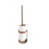 Dauby toiletborstel houder - Pure Plus - ruw brons - whitepot