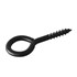 Homefix schroefoog [5st] - HCP-coating - zwart - 20x10mm