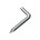 Gebr. Bodegraven puntduim - 30x14x3,2mm - verzinkt