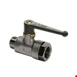 Legris - Kogelkraan Mini - messing vernikkeld - 1" - binnen/buiten - DN23 - 0401.23.34