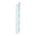 Element wandrail dubbel - wit - 206 cm  