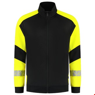 Tricorp Sweatvest Reflective Redefined 306104 Black/Yellow - maat L