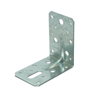 Gebr. Bodegraven hoekanker met ril - 90x90mm - 2 mm dik -  verzinkt