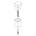 Intersteel deurstop vierkant - vloermontage - 56x30 mm - RVS geborsteld