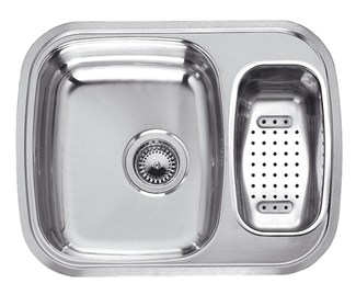 Reginox Queen anderhalve Spoelbak met restenbakje - RVS