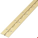 Pianoscharnier vermessingd - 32x0,7 mm - lengte 500 mm