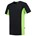 Tricorp T-shirt Bi-Color - Workwear - 102002 - zwart/limoen groen - maat S