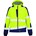 Opsial Softshell jas geel-marineblauw High-Visibility - maat XL