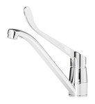 Regonix Chena Chroom keukenkraan - eenhandle elleboog