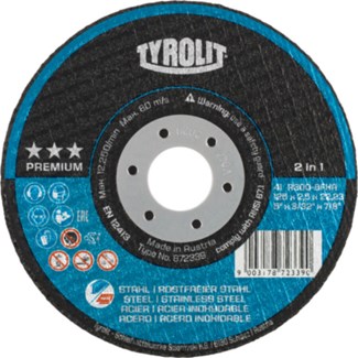 Tyrolit doorslijpschijven staal/inox