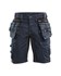 Blåkläder X1900 short denim stretch blauw/zwart maat 52